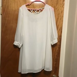 White formal/casual Dress
